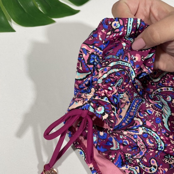 NWT Nanette Lepore [ 6 ] Eugenia‎ High Waist Bikini Bottom Persian Paisley - Picture 8 of 12